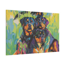 Load image into Gallery viewer, Rottweilers Canvas Art