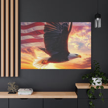 Load image into Gallery viewer, Patriotic Eagle Canvas Wall Art