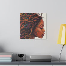 Load image into Gallery viewer, Grounded Woman of Color Matte Canvas, Stretched, 0.75"