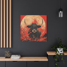 Load image into Gallery viewer, Lunar Year of the Ox - Stretched Matte Print for Home Decor