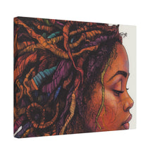 Load image into Gallery viewer, Grounded Woman of Color Matte Canvas, Stretched, 0.75"