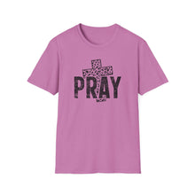 Load image into Gallery viewer, Leopard Print Pray Unisex Softstyle T-Shirt – Faith-Inspired Casual Wear