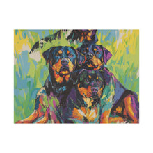 Load image into Gallery viewer, Rottweilers Canvas Art