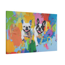 Load image into Gallery viewer, French Bulldog Canvas Art Print