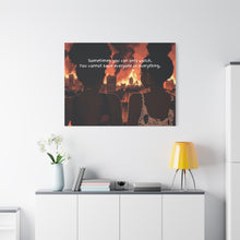 Load image into Gallery viewer, Inspirational Canvas Art – "Sometimes You Can Only Watch"