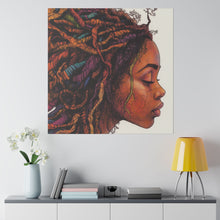 Load image into Gallery viewer, Grounded Woman of Color Matte Canvas, Stretched, 0.75"