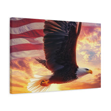 Load image into Gallery viewer, Patriotic Eagle Canvas Wall Art