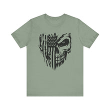Load image into Gallery viewer, Rebellion Skull USA Graphic Tee - Unisex Short Sleeve