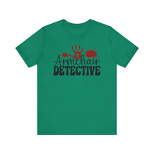 Load image into Gallery viewer, Armchair Detective Tee - Unisex Jersey Short Sleeve Shirt for Mystery Lovers