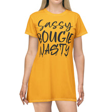 Load image into Gallery viewer, T-Shirt Dress (AOP) - Sassy