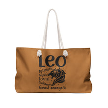 Load image into Gallery viewer, Weekender Bag - Leo