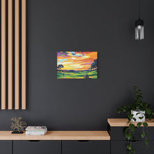 Load image into Gallery viewer, Vibrant Golf Sunset Canvas Art