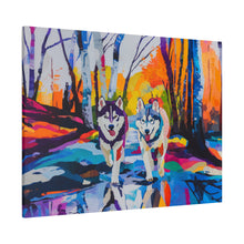 Load image into Gallery viewer, Husky Canvas Art