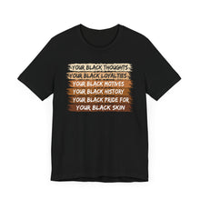 Load image into Gallery viewer, Empowerment Black Pride Tee - Unisex Jersey Short Sleeve