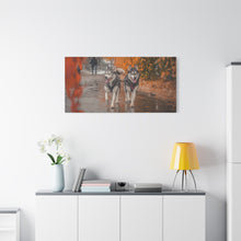 Load image into Gallery viewer, Husky Wall Art Canvas - Autumn Vibes Home Decor