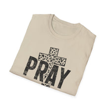 Load image into Gallery viewer, Leopard Print Pray Unisex Softstyle T-Shirt – Faith-Inspired Casual Wear