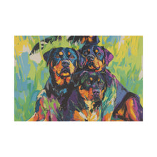 Load image into Gallery viewer, Rottweilers Canvas Art