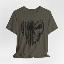 Load image into Gallery viewer, Rebellion Skull USA Graphic Tee - Unisex Short Sleeve