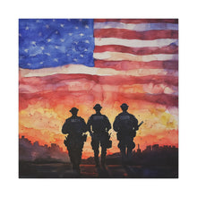 Load image into Gallery viewer, Inspirational Police Wall Art Canvas - Support Our Heroes