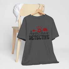 Load image into Gallery viewer, Armchair Detective Tee - Unisex Jersey Short Sleeve Shirt for Mystery Lovers