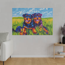 Load image into Gallery viewer, Rottweiler Canvas Art