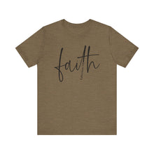 Load image into Gallery viewer, Faith Unisex Jersey Short Sleeve Tee - Inspirational Ephesians 3:20 Shirt