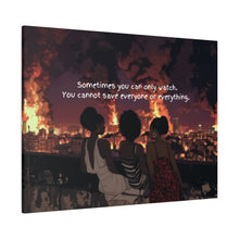 Load image into Gallery viewer, Inspirational Wall Art Canvas - "Sometimes You Can Only Watch" - Empowering Home Decor