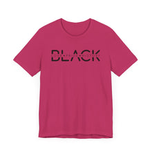 Load image into Gallery viewer, Unisex Jersey Tee - Black Love Pride History Shirt