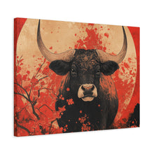 Load image into Gallery viewer, Lunar Year of the Ox - Stretched Matte Print for Home Decor