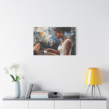 Load image into Gallery viewer, Piano Woman Canvas Art, Stylish Modern Decor, Gift for Music Lovers, Home Wall Art, Unique Artistic Playroom Decor