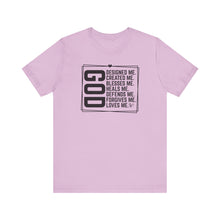 Load image into Gallery viewer, Inspirational God Quote Unisex Jersey Tee