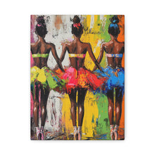 Load image into Gallery viewer, Vibrant Ballet Canvas Art, Colorful Wall Decor for Dance Lovers, Stylish Home Decor, Gift for Dancers, Ballerina Art Piece