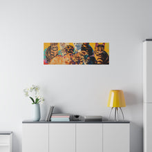 Load image into Gallery viewer, Colorful Cat Canvas Art - Vibrant Cat Portraits for Cat Lovers