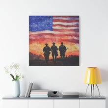 Load image into Gallery viewer, Inspirational Police Wall Art Canvas - Support Our Heroes