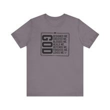 Load image into Gallery viewer, Inspirational God Quote Unisex Jersey Tee