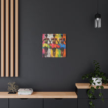 Load image into Gallery viewer, Vibrant Ballet Canvas Art, Colorful Wall Decor for Dance Lovers, Stylish Home Decor, Gift for Dancers, Ballerina Art Piece