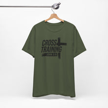 Load image into Gallery viewer, Faith Inspired Unisex Jersey Tee - 'Cross Training' with John 3:16