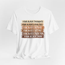 Load image into Gallery viewer, Empowerment Black Pride Tee - Unisex Jersey Short Sleeve