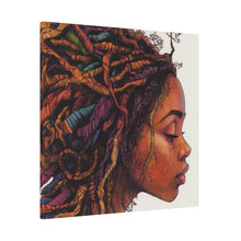 Load image into Gallery viewer, Grounded Woman of Color Matte Canvas, Stretched, 0.75"