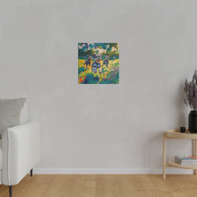 Load image into Gallery viewer, Vibrant Schnauzer Dogs Canvas Wall Art