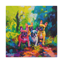 Load image into Gallery viewer, French Bulldog Canvas Art