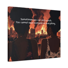Load image into Gallery viewer, Inspirational Canvas Art – "Sometimes You Can Only Watch"