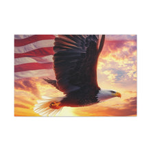 Load image into Gallery viewer, Patriotic Eagle Canvas Wall Art