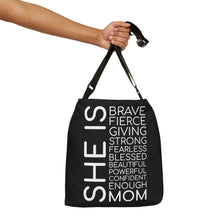 Load image into Gallery viewer, Adjustable Tote Bag (AOP) - She is