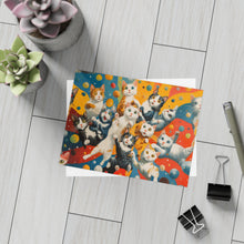 Load image into Gallery viewer, Cats at Play Postcard Bundles (envelopes included)