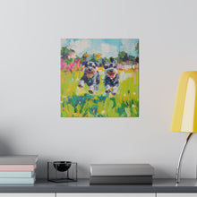 Load image into Gallery viewer, Playful Schnauzer Dogs Canvas Art