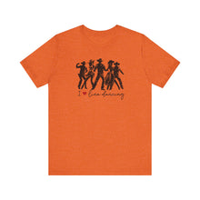 Load image into Gallery viewer, I ❤️ Live Dancing Unisex Jersey Tee – Perfect for Dance Lovers