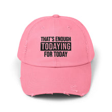 Load image into Gallery viewer, Unisex Distressed Cap - Todaying