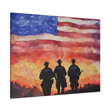 Load image into Gallery viewer, Inspirational Police Wall Art Canvas - Support Our Heroes