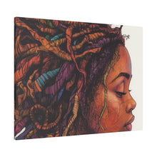 Load image into Gallery viewer, Grounded Woman of Color Matte Canvas, Stretched, 0.75"